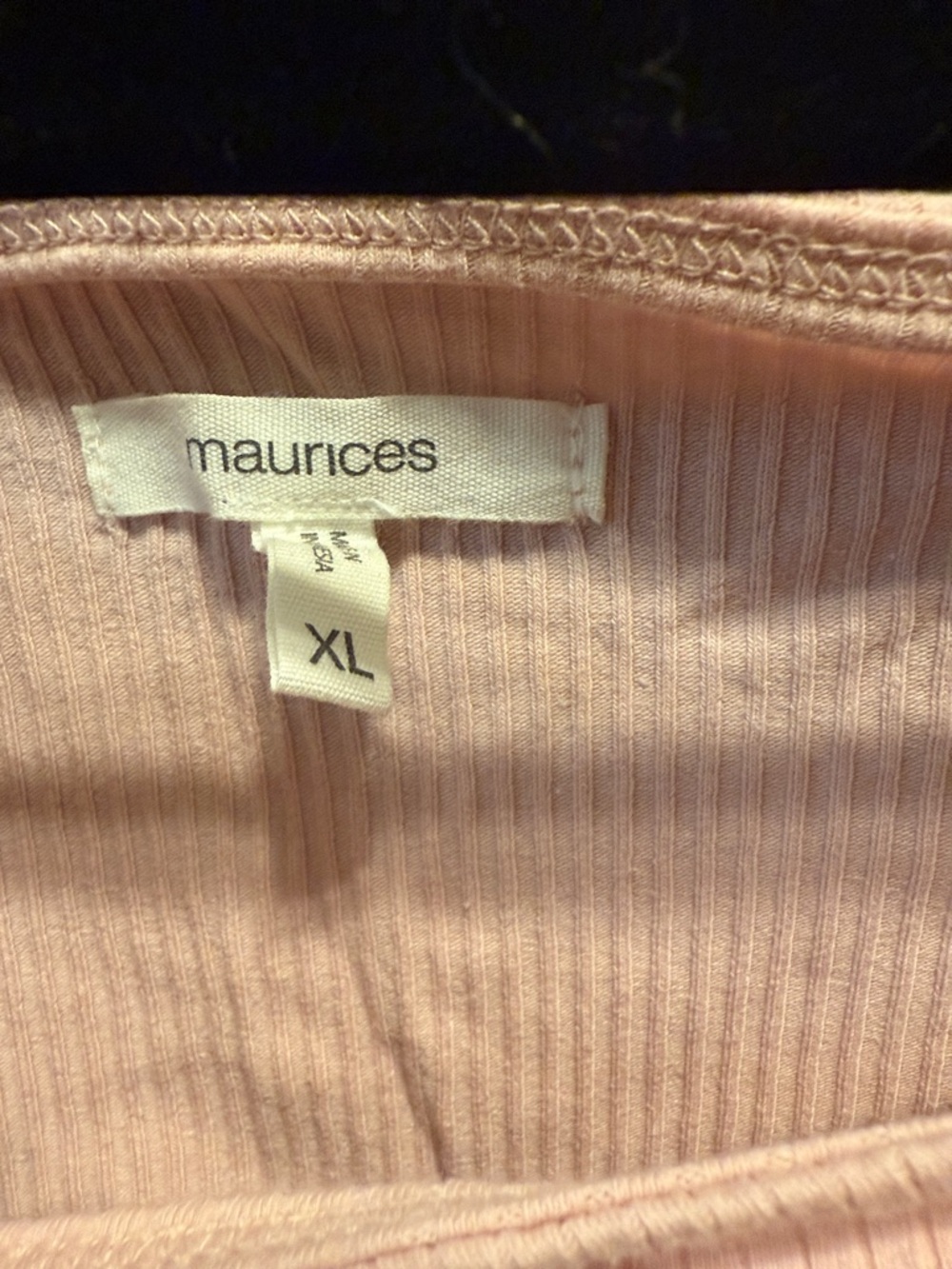 Maurice’s Everyday Ribbed Pink Bodysuit - Women Tops - Picture 2 of 4